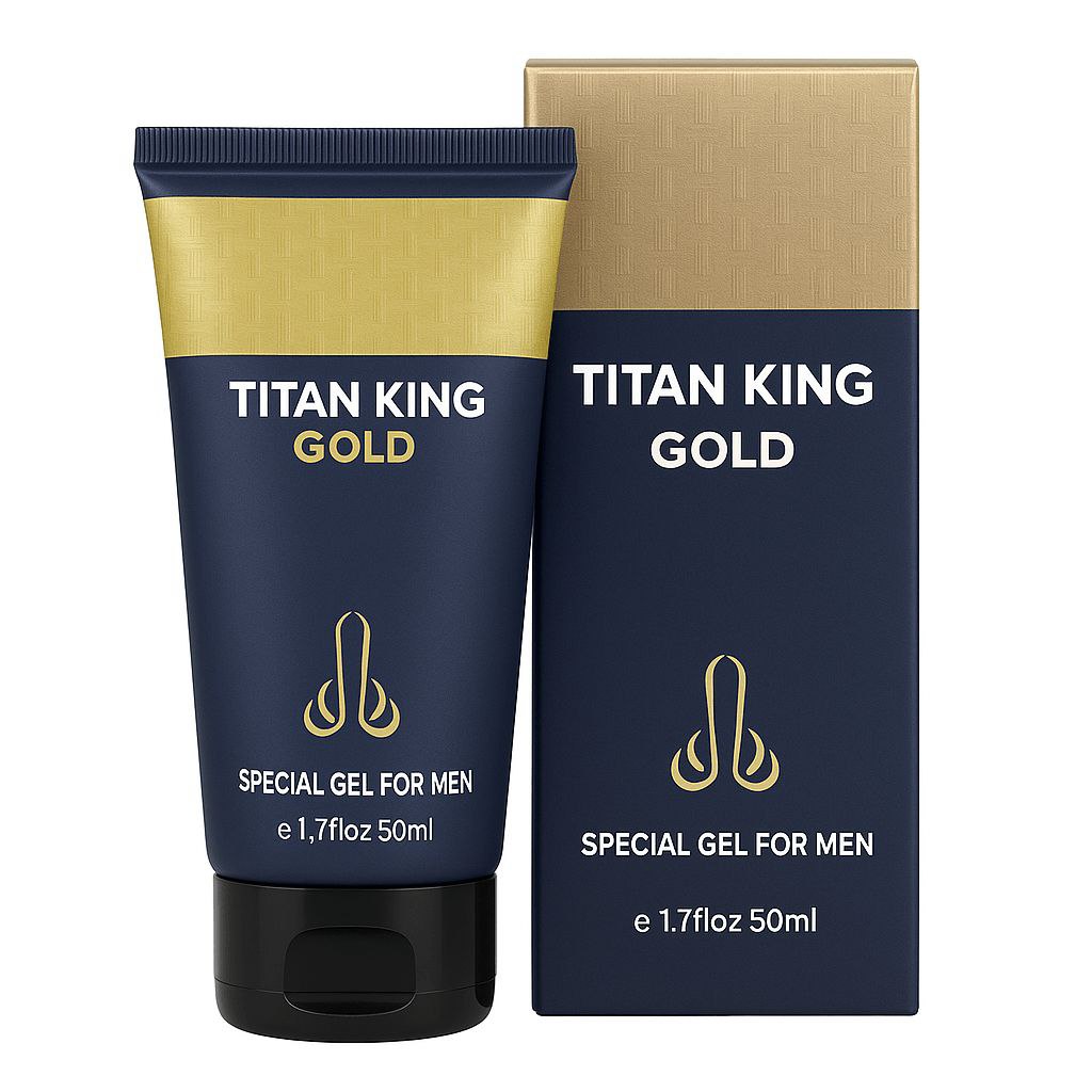 ژل تیتان کینگ گلد TITAN KING GOLD | نسخه دوبرابر قوی‌تر برای افزایش سایز و قدرت نعوظ