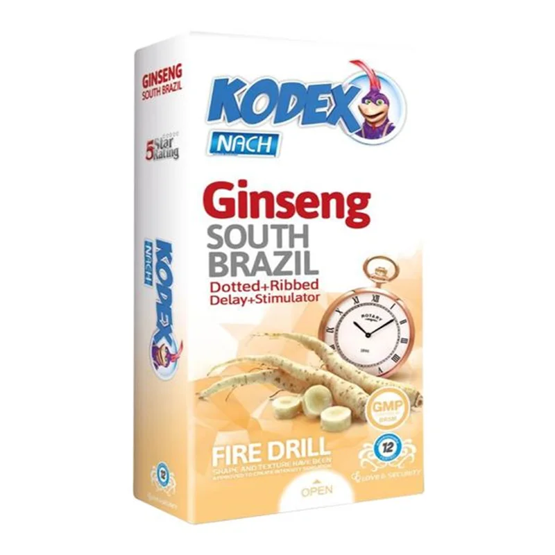 کاندوم تاخیری جینسینگ ناچ کدکس ۱۲ عددی