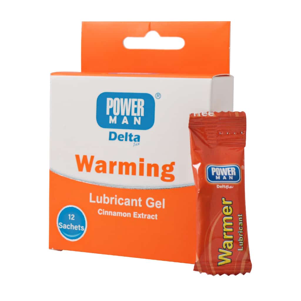 ساشه ژل گرم کننده Warming پاورمن دلتازکس دلتاپ